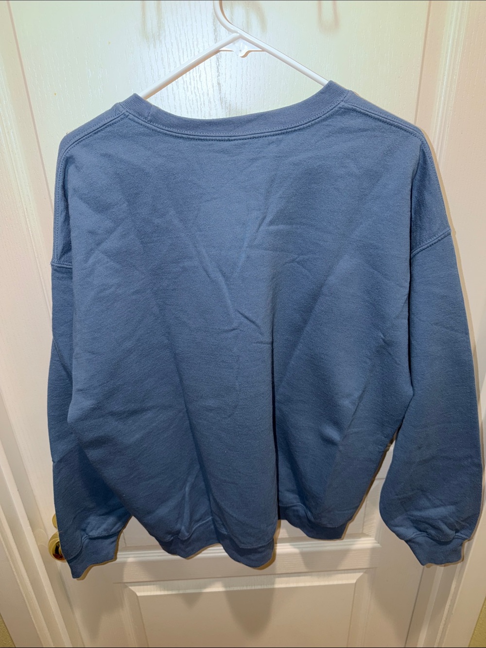 Gildan Blue Crewneck Sweatshirt with Halloween Drink Graphics - Picture 7 of 10